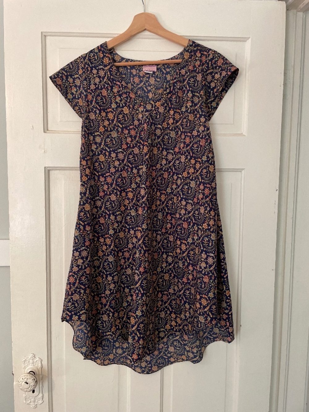 100% silk dress made in India